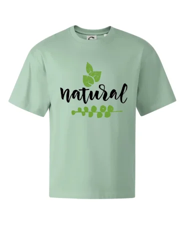 Natural - nápis v listoch