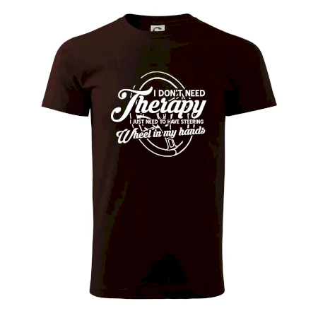 Okrúhly nápis -  I don't need therapy wheel in my hands