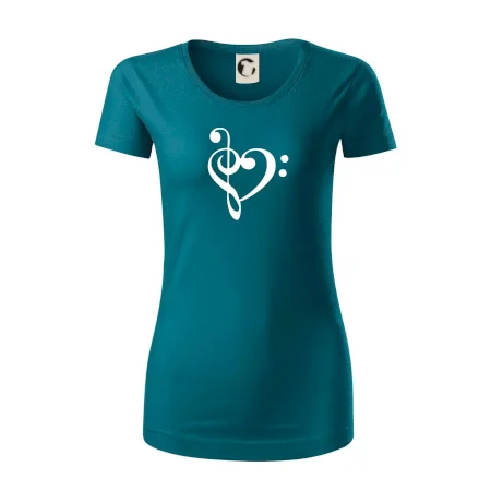 Husľový kľúč srdce