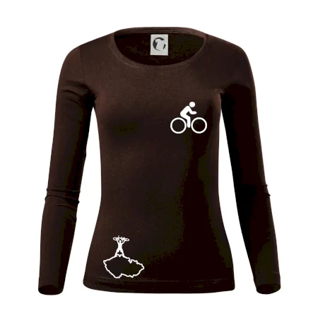 Mapa ČR + kolo na prsu