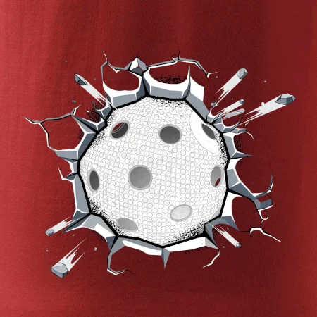 Florbal lopta v triku