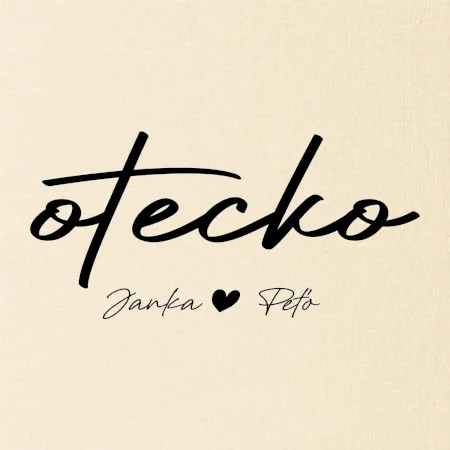 Otecko - tričko s menami deti