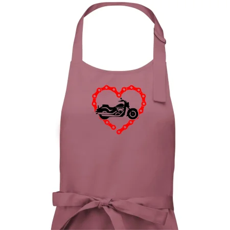 Moto srdce reťaz - chopper