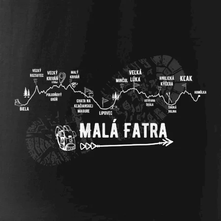 Profil kopca - Malá Fatra