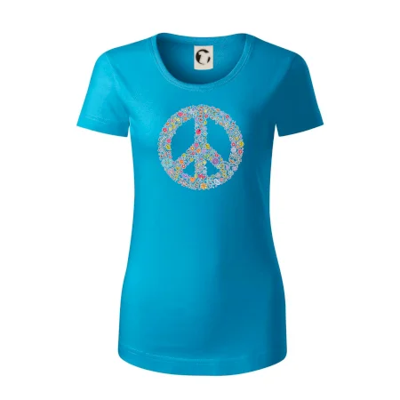 Peace symbol lístočky
