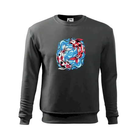 Yin & Yang Koi kapor - červený
