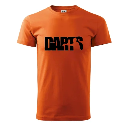 Darts - nápis so šípkarom