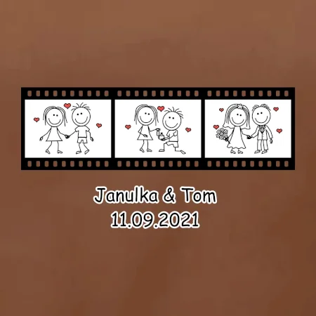 Svadobný deň - váš nápis (Hana-creative)