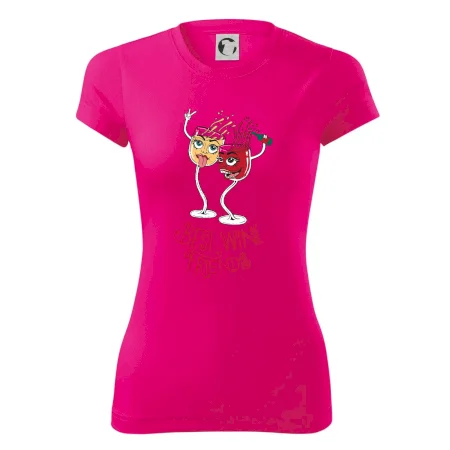 Best wine friends dancing (Pecka design)