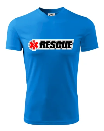 Záchranár rescue kríž červený