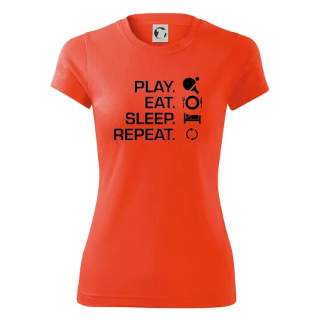 Stolný tenis - eat sleep