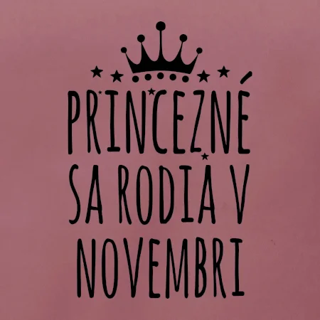 Princezné sa rodia v novembri