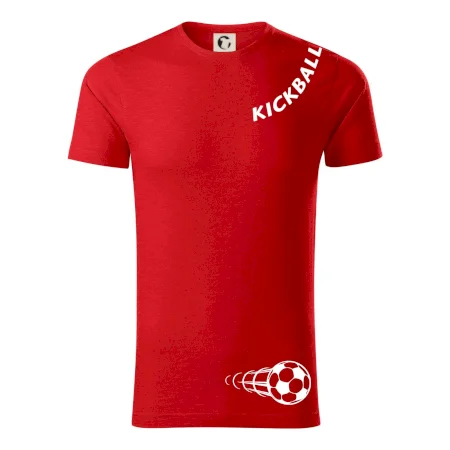 Kickball nápis šikmo