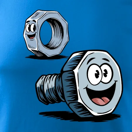 Parové tričko - Skrutka a matka