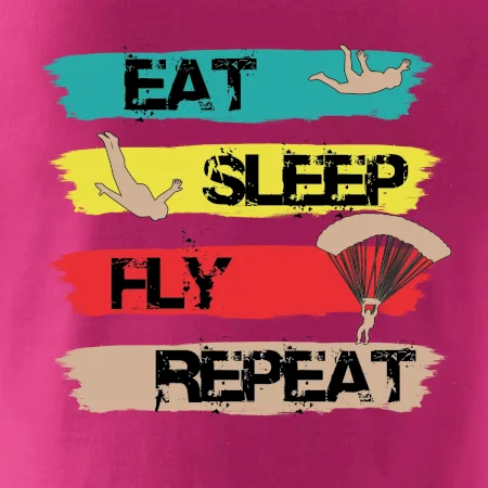 Eat Sleep Fly Repeat Paragliding