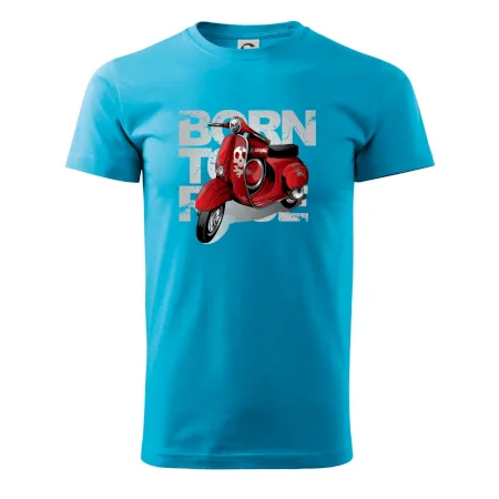 Scooter born to ride red