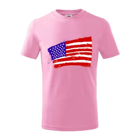 Americká vlajka ohnutá