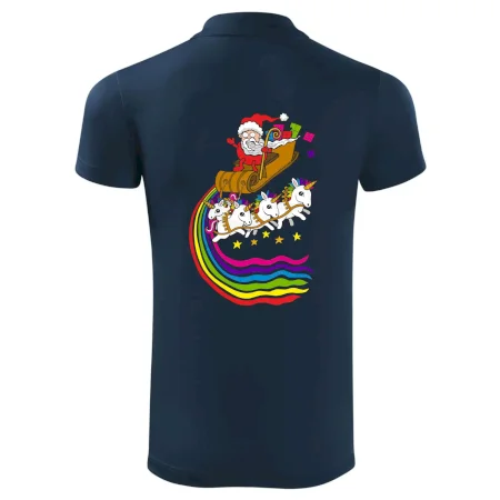 Santa a jednorožce (Pecka design)