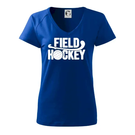 Field hockey loptička a nápis
