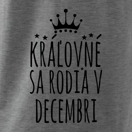 Kráľovné sa rodia v decembri