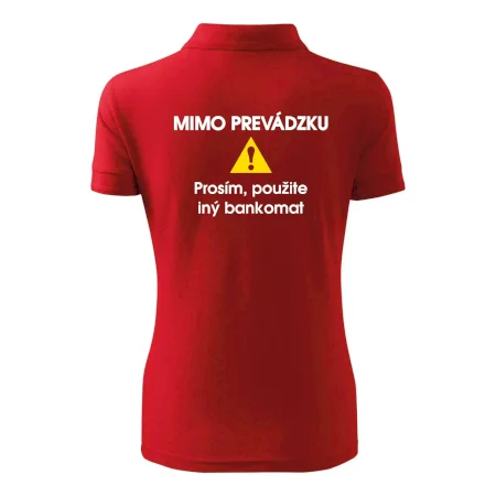 Mimo prevádzku prosím, použite iný bankomat