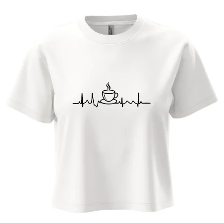 EKG hrnček kávy