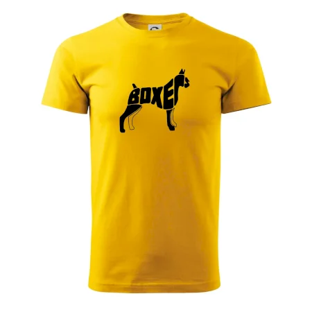 Boxer nápis v tele