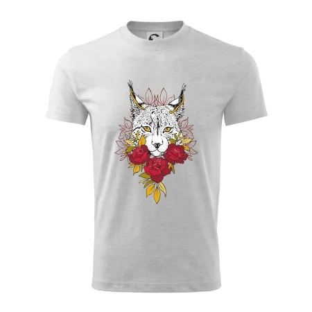 Rys s červenými ružami (Pecka design)