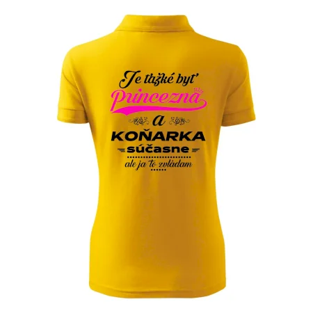 Je ťažké byť princezná koňarka
