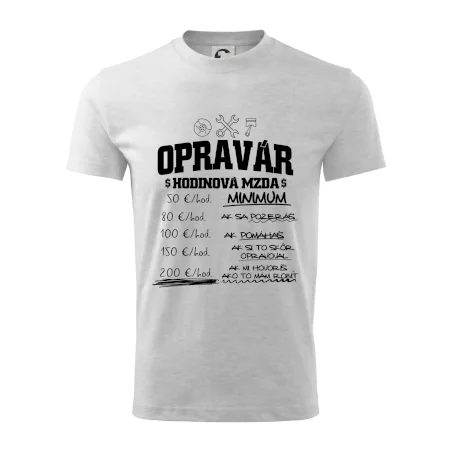 Hodinová mzda - opravár