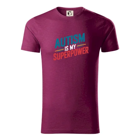 Šikmý nápis Autism is my superpower