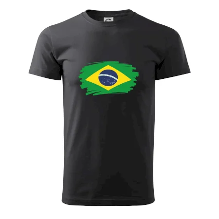 Brazília vlajka štetkou