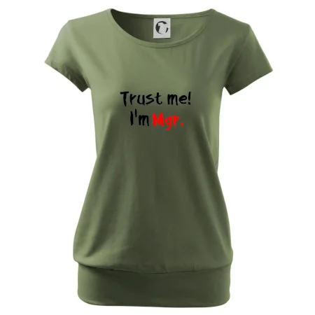 Trust me I´m  Mgr. / Ver mi som Magister.