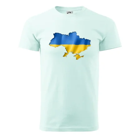 Ukrajina vlajka mapa