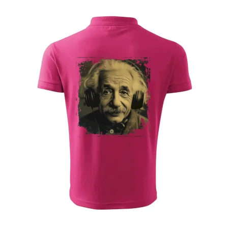 Albert Einstein so slúchadlami