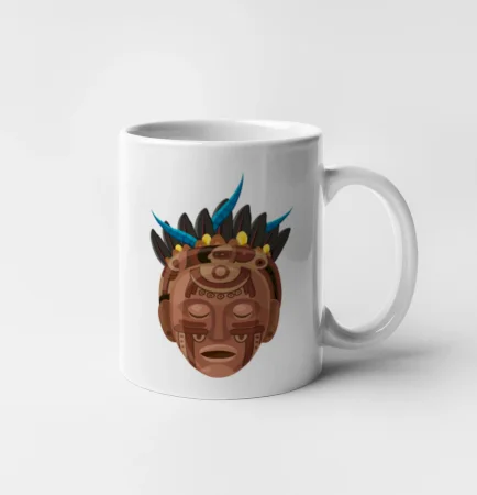Mayová maska hnedá