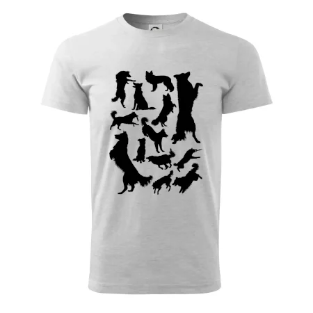 Border kólia siluety