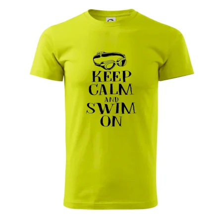 Keep calm and swim on