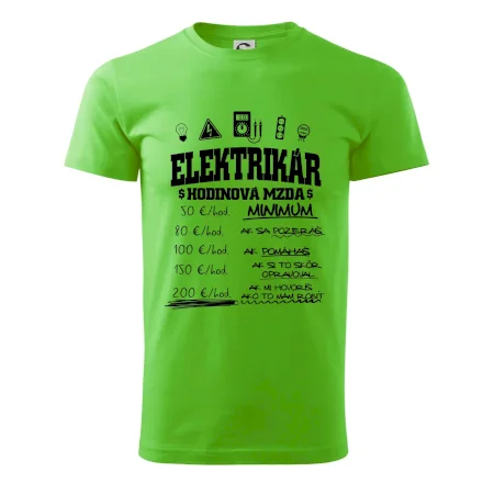 Hodinová mzda elektrikár
