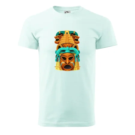 Mayová maska s pyramídou