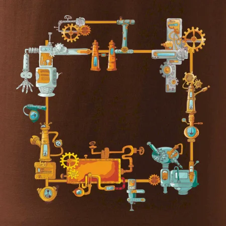 Steampunk farebná zostava