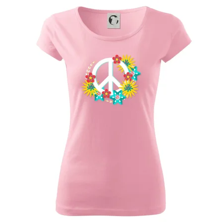 Peace symbol abstraktný