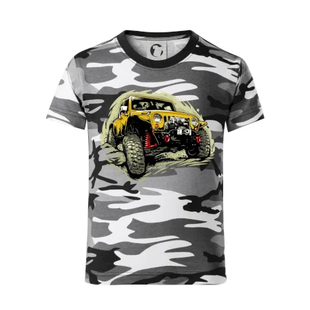 Žltý offroad s navijakom