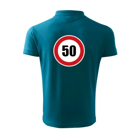 Dopravná značka - obmedzenie rýchlosti 50