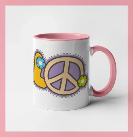Hello hippie symbol