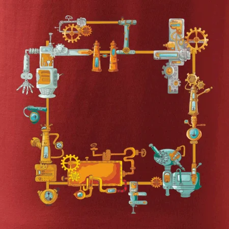 Steampunk farebná zostava