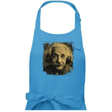 Albert Einstein so slúchadlami