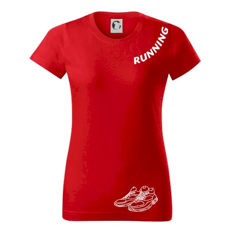 Running nápis šikmo