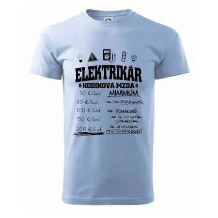 Hodinová mzda elektrikár