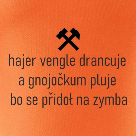 Hajer vengle drancuje a gnojočkum pluje bo se přidoł na zymba